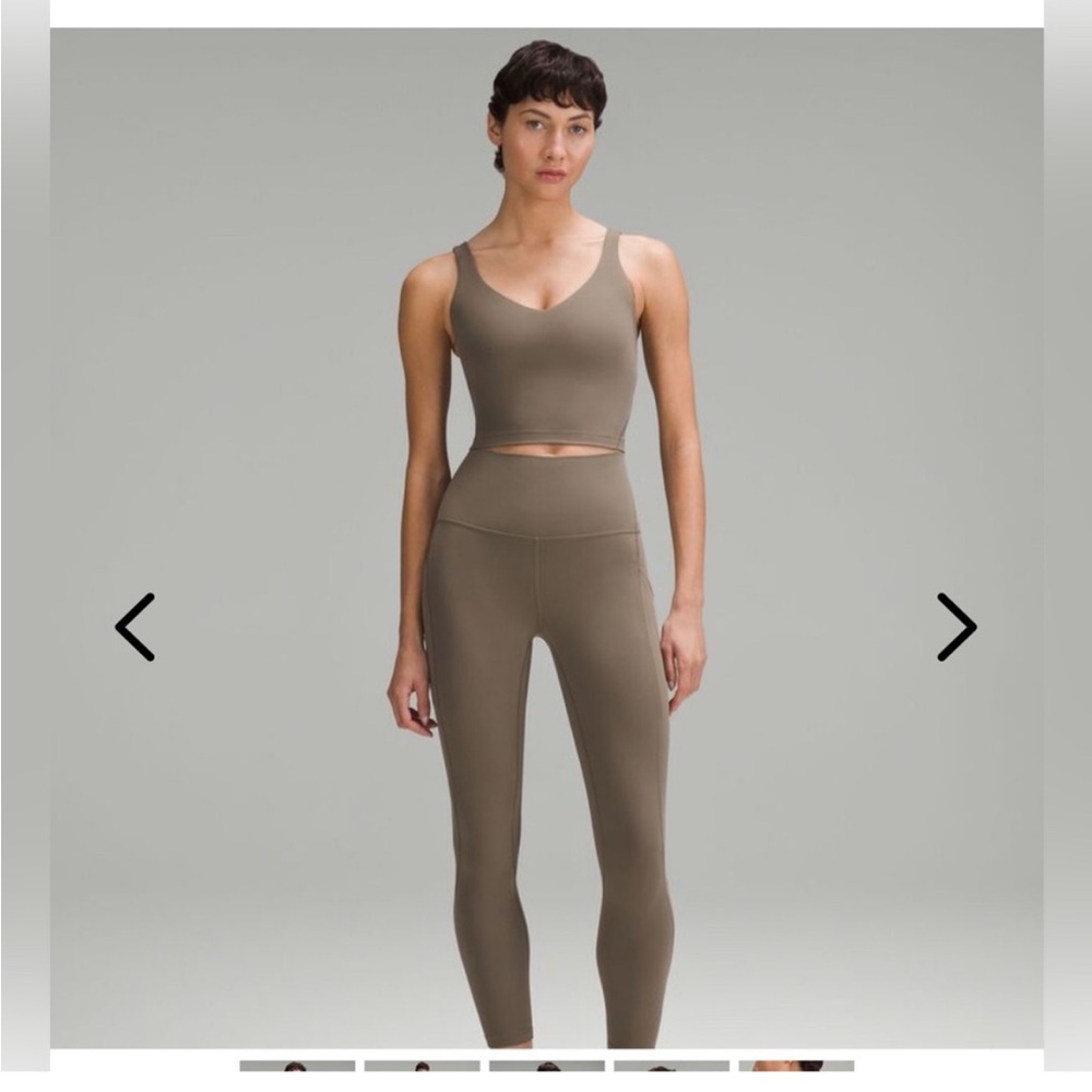 Lululemon Olive Align Tank Size 10